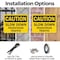 Signmission Slow Down Pedestrian Traffic Caution Sign, Plastic, 14in W x 10in L, 2PK OS-2PACK-CS-P-1014-L-19232 - alternate 5